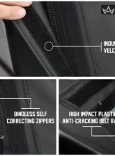 King 4WD Jeep JK Replacement Soft Top Tinted Windows For 10-18 Wrangler JK 2 Door Black Diamond                                     - 14010535 - Image 5