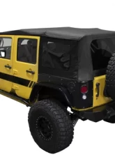 King 4WD Jeep JK Replacement Soft Top Tinted Windows For 10-18 Wrangler JK 4 Door Black Diamond                                     - 14010635 - Image 2
