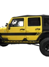 King 4WD Jeep JK Replacement Soft Top Tinted Windows For 10-18 Wrangler JK 4 Door Black Diamond                                     - 14010635 - Image 3