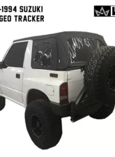 King 4WD Replacement Soft Top Tinted Windows For 86-94 Suzuki Sidekick/GEO Tracker Black Diamond                                     - 14011135 - Image 2