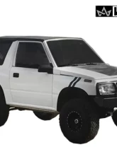 King 4WD Replacement Soft Top Tinted Windows For 86-94 Suzuki Sidekick/GEO Tracker Black Diamond                                     - 14011135 - Image 3
