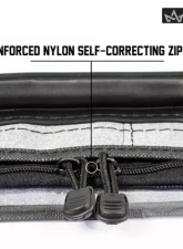 King 4WD Jeep TJ Half Door Uppers Replacement Soft Upper Doors Tinted For 97-06 Wrangler TJ Black Pair                                     - 14019935T - Image 3