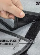 King 4WD Jeep TJ Half Door Uppers Replacement Soft Upper Doors For 97-06 Wrangler TJ Black Pair                                     - 14019935 - Image 6