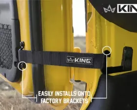 King 4WD Jeep Interior Door Strap Heavy Duty Adjustable All Jeep Years Black