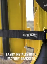 King 4WD Jeep Interior Door Strap Heavy Duty Adjustable All Jeep Years Black                                     - 16010001 - Image 7