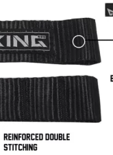 King 4WD Jeep Interior Door Strap Heavy Duty Adjustable All Jeep Years Black                                     - 16010001 - Image 4