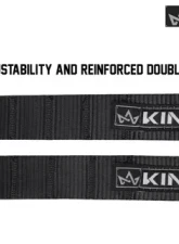 King 4WD Jeep Interior Door Strap Heavy Duty Adjustable All Jeep Years Black                                     - 16010001 - Image 5