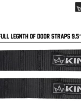 King 4WD Jeep Interior Door Strap Heavy Duty Adjustable All Jeep Years Black                                     - 16010001 - Image 7