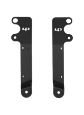 LP Aventure Hood Light Brackets (Pair) Powder Coated Subaru Crosstrek 2018-2019                                     - FLP-CTA-18-HBL-B+OPC - Image 2