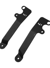 LP Aventure Hood Light Brackets (Pair) Powder Coated Subaru Crosstrek 2018-2019                                     - FLP-CTA-18-HBL-B+OPC - Image 2