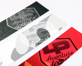 LP Aventure Deflector Sticker Black