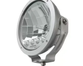 Putco HID Lamp with 4-LED DayTime Running Lights - 9-Inch Silver Housing with Clear Lens HID Off Road Lamps