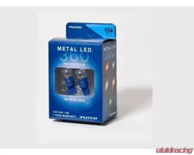 Putco 194 - Blue Metal 360-LED - 340194B-360