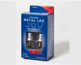 Putco 1156 - Red Metal 360-LED