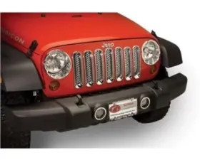 Putco Fog Lamp Bezel - Will not Fit Sahara Edition Fog Lamp Overlays & Rings Jeep Wrangler 2007-2017