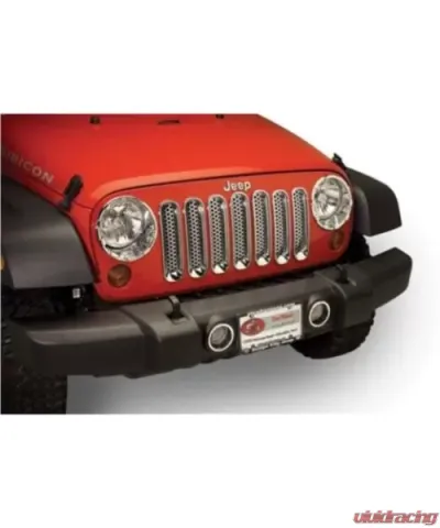 Putco Fog Lamp Bezel - Will not Fit Sahara Edition Fog Lamp Overlays & Rings Jeep Wrangler 2007-2017 - 400508