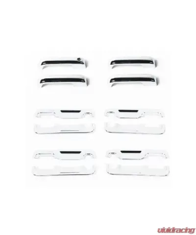 Putco Door Handle Covers (4-Door) with Driver Keyhole (Covers Functional Sensors) Ford F-250 | F-350 SuperDuty 2017-2020 - 401063