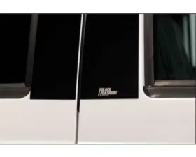 Putco Black Platinum Pillar Posts Classic Standard Cab with Keypad (4-Piece) Ford F-250 | F-350 SuperDuty 2017-2020
