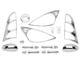 Putco Chrome Trim Accessory Kits DH/MC/TL/HL/FTC Ford Focus 4-Door 2000-2004