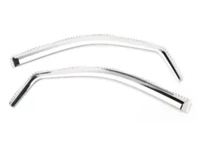 Putco Element Chrome Window Visors Crew Cab (Front Only) Chevrolet Silverado HD 2014