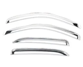 Putco Element Chrome Window Visors Crew Cab (4-Piece) Chevrolet Silverado 2500 HD 2014