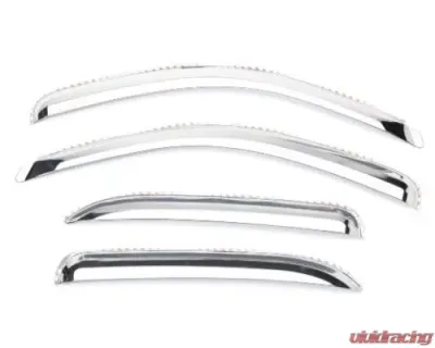 Putco Element Chrome Window Visors Crew Cab (4-Piece) Chevrolet Silverado 2500 HD 2014 - 480056