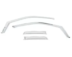 Putco Element Chrome Window Visors SuperCab (4-Piece) Ford F-250 | F-350 SuperDuty 2017-2020