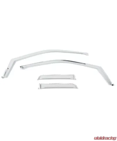Putco Element Chrome Window Visors SuperCab (4-Piece) Ford F-250 | F-350 SuperDuty 2017-2020 - 480067