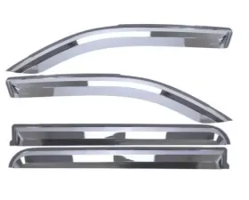 Putco Element Chrome Window Visors Crew Cab Set of 4 Ram 1500 2019-2020