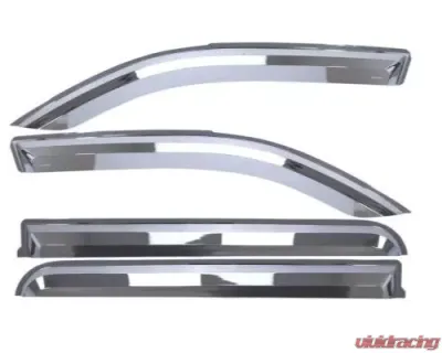 Putco Element Chrome Window Visors Crew Cab Set of 4 Ram 1500 2019-2020 - 480071