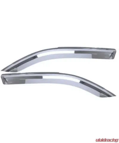 Putco Element Chrome Window Visors Crew Cab (Set of 2) - Excl Standard Cab Ram 1500 2019-2020 - 480072