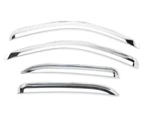 Putco Element Chrome Window Visors Quad Cab (4-Piece) Ram 2500 | 3500 2010-2020