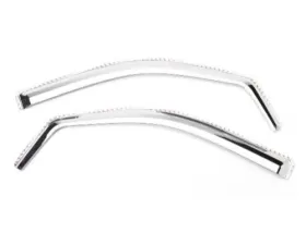 Putco Element Chrome Window Visors Super Cab / Crew Cab- Fronts Only - Tape-On Ford F-150 2009-2014