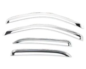 Putco Element Chrome Window Visors Crew Cab (4-Piece) Ford F-250 | F-350 SuperDuty 1999-2016