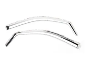 Putco Element Chrome Window Visors (Fronts Only) Excl Standard Cabs GMC Sierra LD 2014-2018
