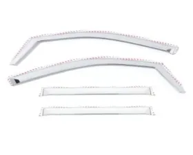 Putco Element Chrome Window Visors Crew Cab (4-Piece) Chevrolet Silverado | GMC Sierra 1500 2019-2020
