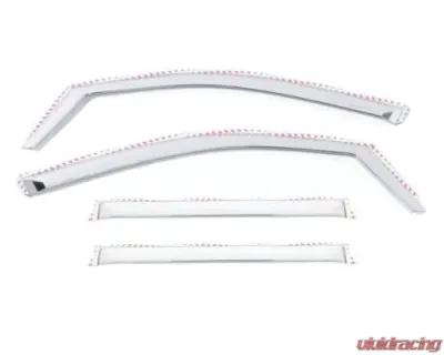 Putco Element Chrome Window Visors Crew Cab (4-Piece) Chevrolet Silverado | GMC Sierra 1500 2019-2020 - 480242