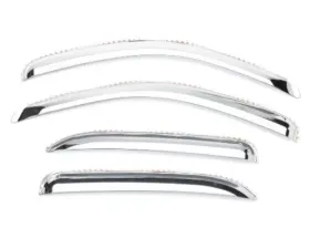Putco Tape On Install Element Chrome Window Visors (4-Piece) Hyundai Tucson 2005-2008