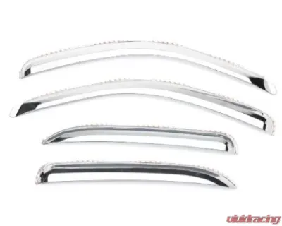 Putco Element Chrome Window Visors Set of 4 Honda Pilot 2003-2008 - 480402