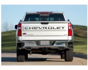 Putco Black Platinum Tailgate Letters Chevrolet Letters Chevrolet Silverado 1500 HD 2019-2020