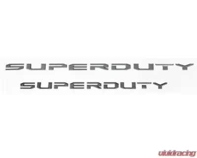 Putco Superduty Letters Stamped/Black Platinum Tailgate/Rear Ford F-250 | F-350 Super Duty 2017-2019 - 55552BPFD