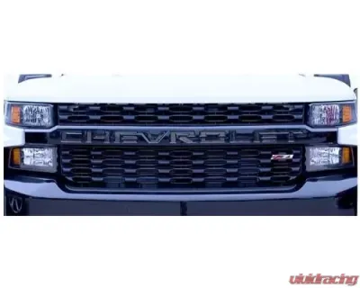 Putco Grille Letters - Black Platinum Chevrolet Letters Chevrolet Silverado 2500 | 3500 HD 2020 - 55553BPGM