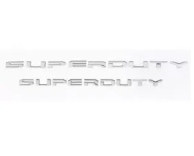 Putco Superduty Letters Stamped/Stainless Steel Hood/Front Ford F-250 | F-350 Super Duty 2017-2020