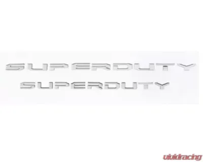 Putco Superduty Letters Stamped/Stainless Steel Hood/Front Ford F-250 | F-350 Super Duty 2017-2020 - 55553FD