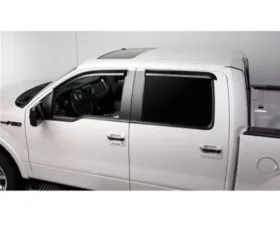 Putco Tape on Application Element Tinted Window Visors Ford F-150 2009-2014 Crew Cab
