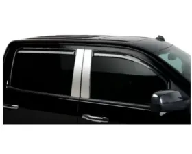 Putco Element Tinted Window Visors Set of 4 Nissan Titan 2016-2020 Crew Cab