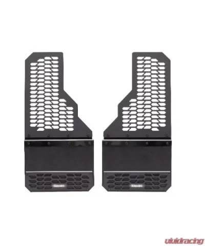 Putco Mud Skins Pair Brushed SS with Hex Shield Ford F-250 | F-350 SuperDuty 2017-2020 - 78130