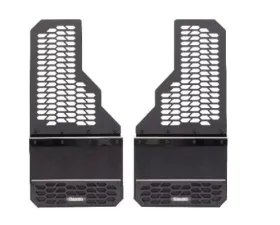 Putco Mud Skins - Brushed SS with Hex Shield Set of 2 (Excl Dually Rear) Ford F-250 | F-350 SuperDuty 2011-2016