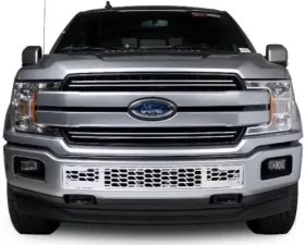 Putco Hex Shield Style - Polished Stainless Steel Bumper Grille Inserts Ford F-150 2018-2020