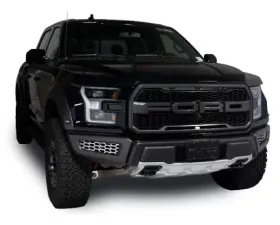 Putco Hex Shield - Polished Stainless Steel Bumper Grille Inserts Ford Raptor 2018-2022
